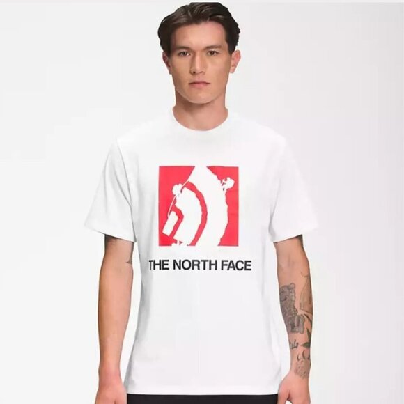 The North Face Men's White Short-Sleeve Logo Play Tee  - XL - Picture 1 of 7